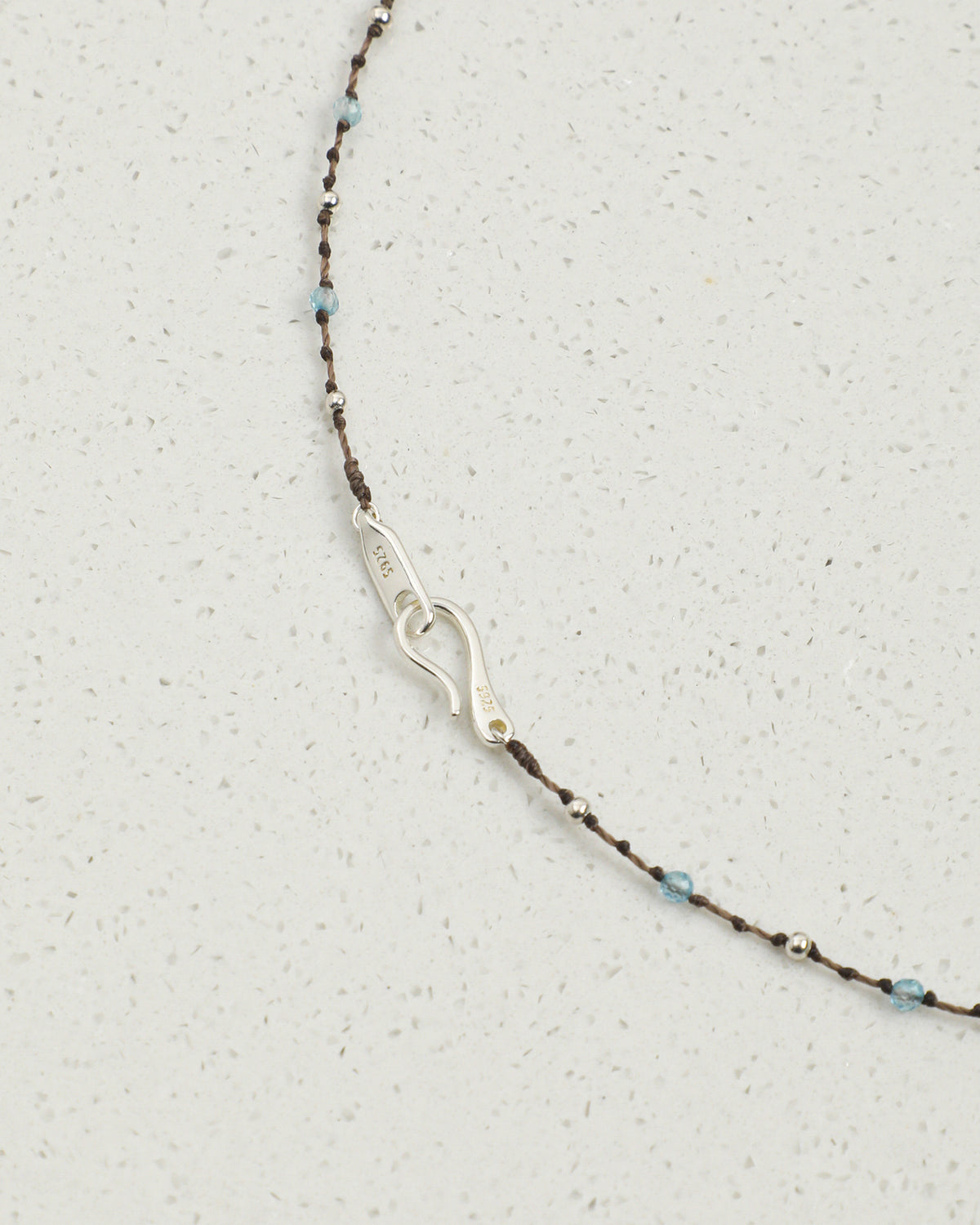 Multicolor Quartz, Topaz, Ametrine & Peridot Necklace, close-up detail 1