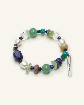 Mixed Gemstone & Pearl Bracelet, product view