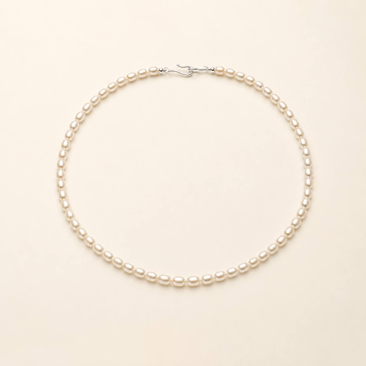 Freshwater Rice Pearl Necklace
