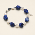 Lapis Pearl Bracelet