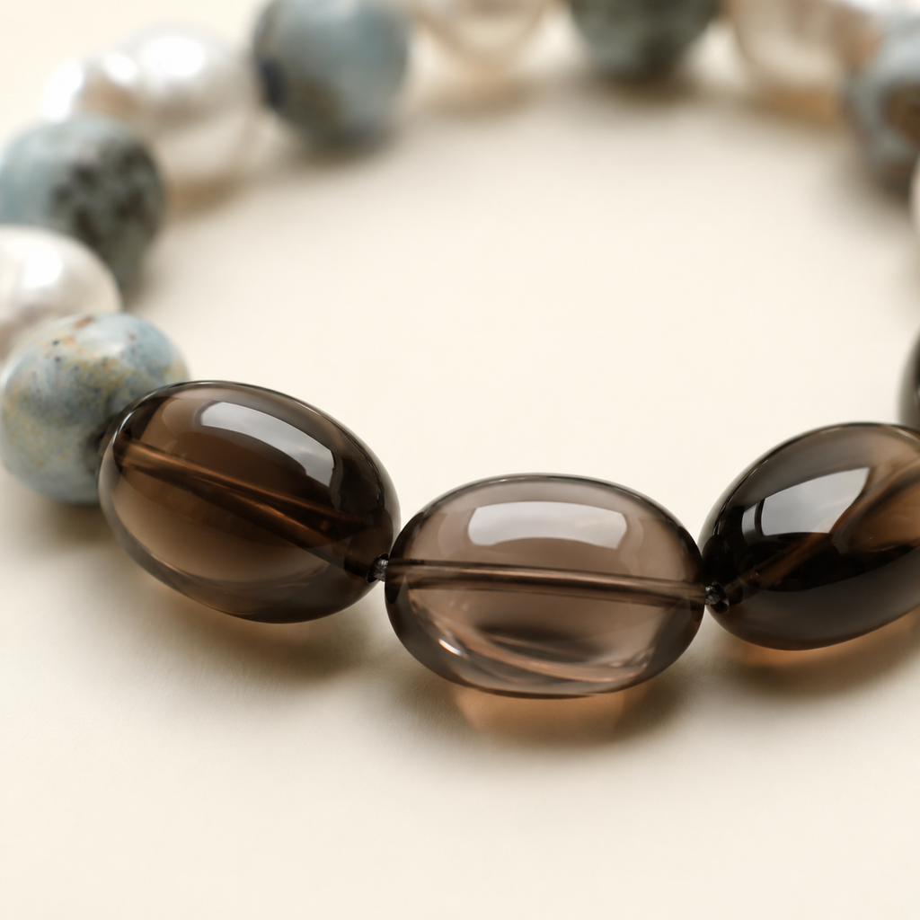 Ocean Stone Pearl Bracelet