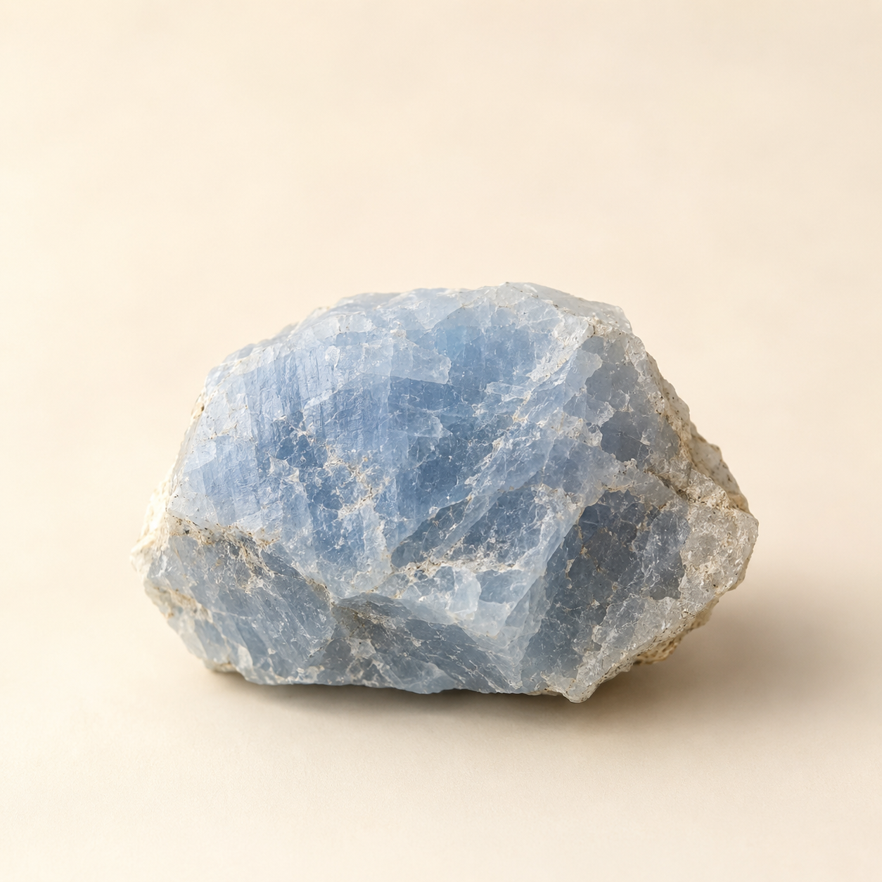Blue Calcite material education study