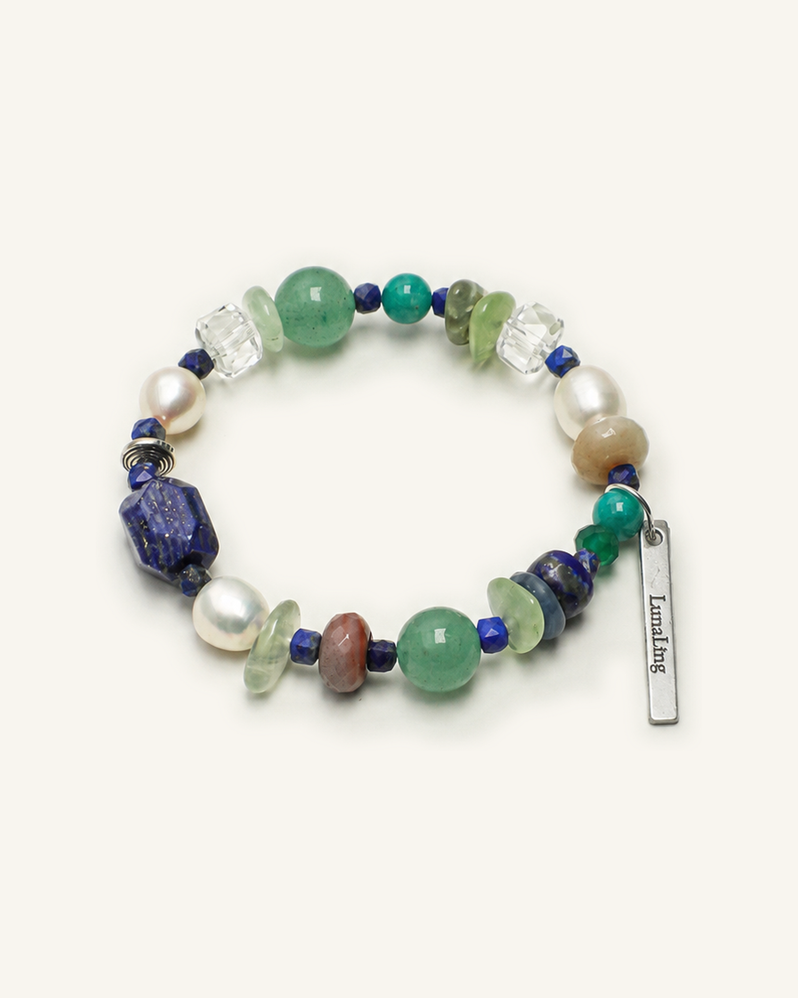 Mixed Gemstone & Pearl Bracelet